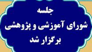 برگزاری جلسات شورای پژوهشی-آموزشی شبکه ملی تحقیقات پرستاری